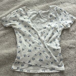 Hollister Baby tee Small Flowery Crossover